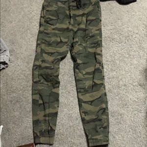 Hollister camo joggers